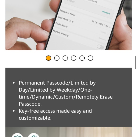 ⭐️Smart Front Lock Handle Set NEW - Picture 10 of 11